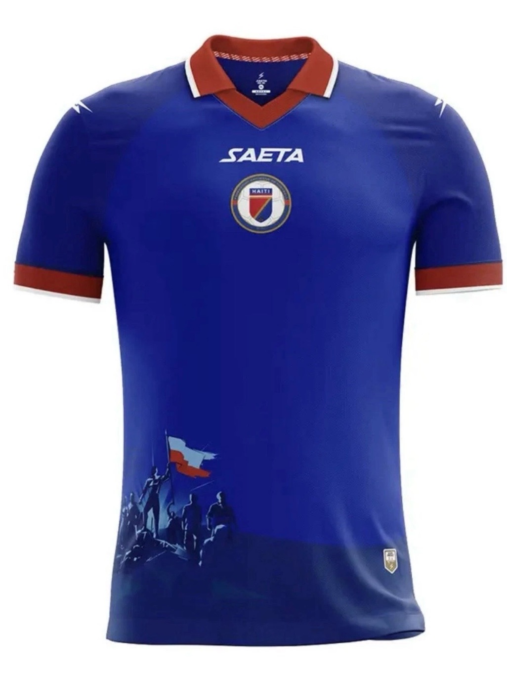 Nwt New Haiti Soccer Team Home Jersey World Cup 2026 Football Blue